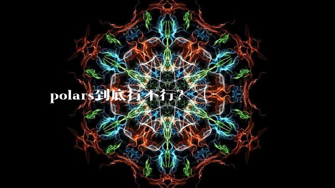 polars到底行不行？